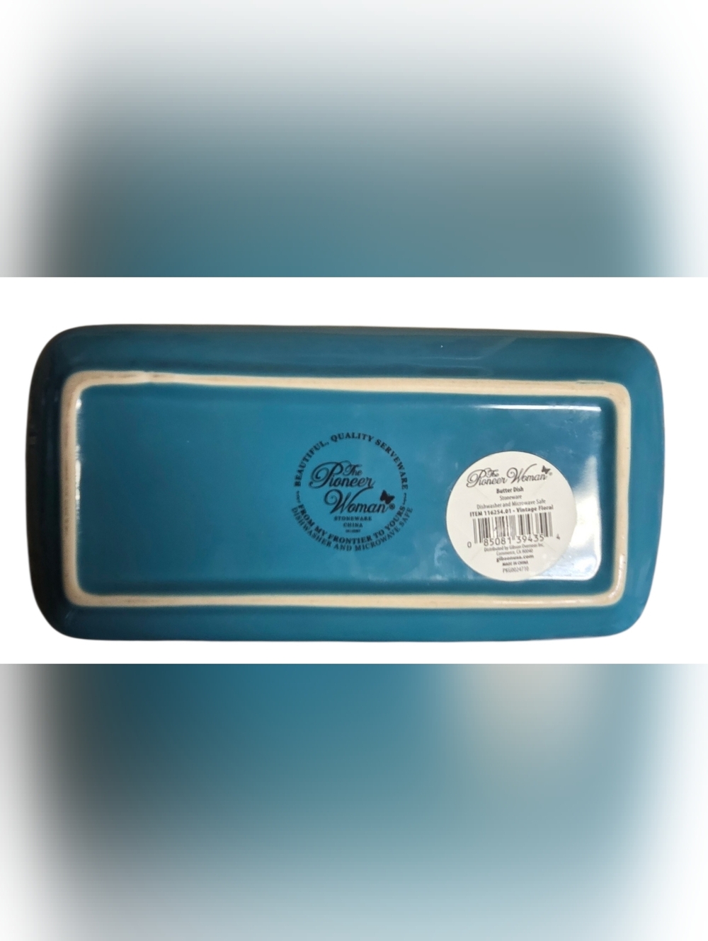 The Pioneer Woman by Ree Drummond durable stoneware floral   Butter Dish - Picture 5 of 6